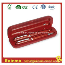 High Quality Wooden Twin Pen with Wooden Gift Box